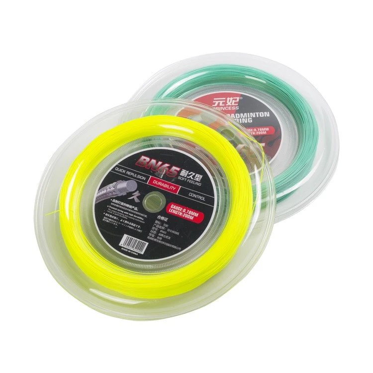 NTEC BN65 Badminton Racket String 0.70mm High Elastic Durable Nylon String For Training & Competition factory