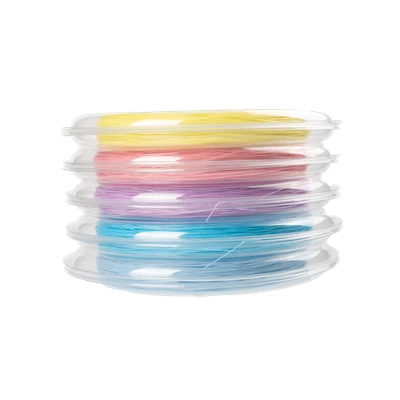 Candy Series Lavender Purple Nylon Durable Badminton Racket String 200m Length With 0.78mm Diameter Bouncing Stand Type