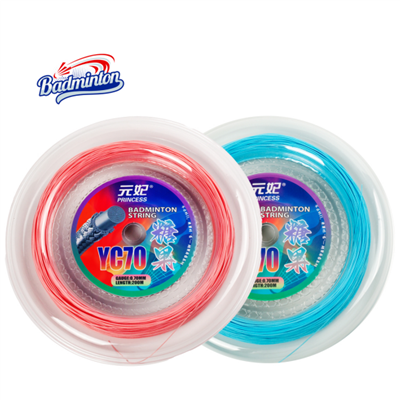 Цветен кордаж за бадминтон NTEC, балансирана издръжливост и еластичност